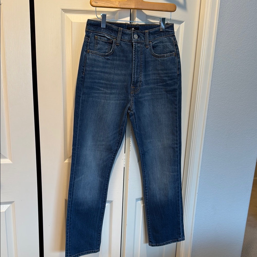 7 for All Mankind Easy Slim Cropped Jeans